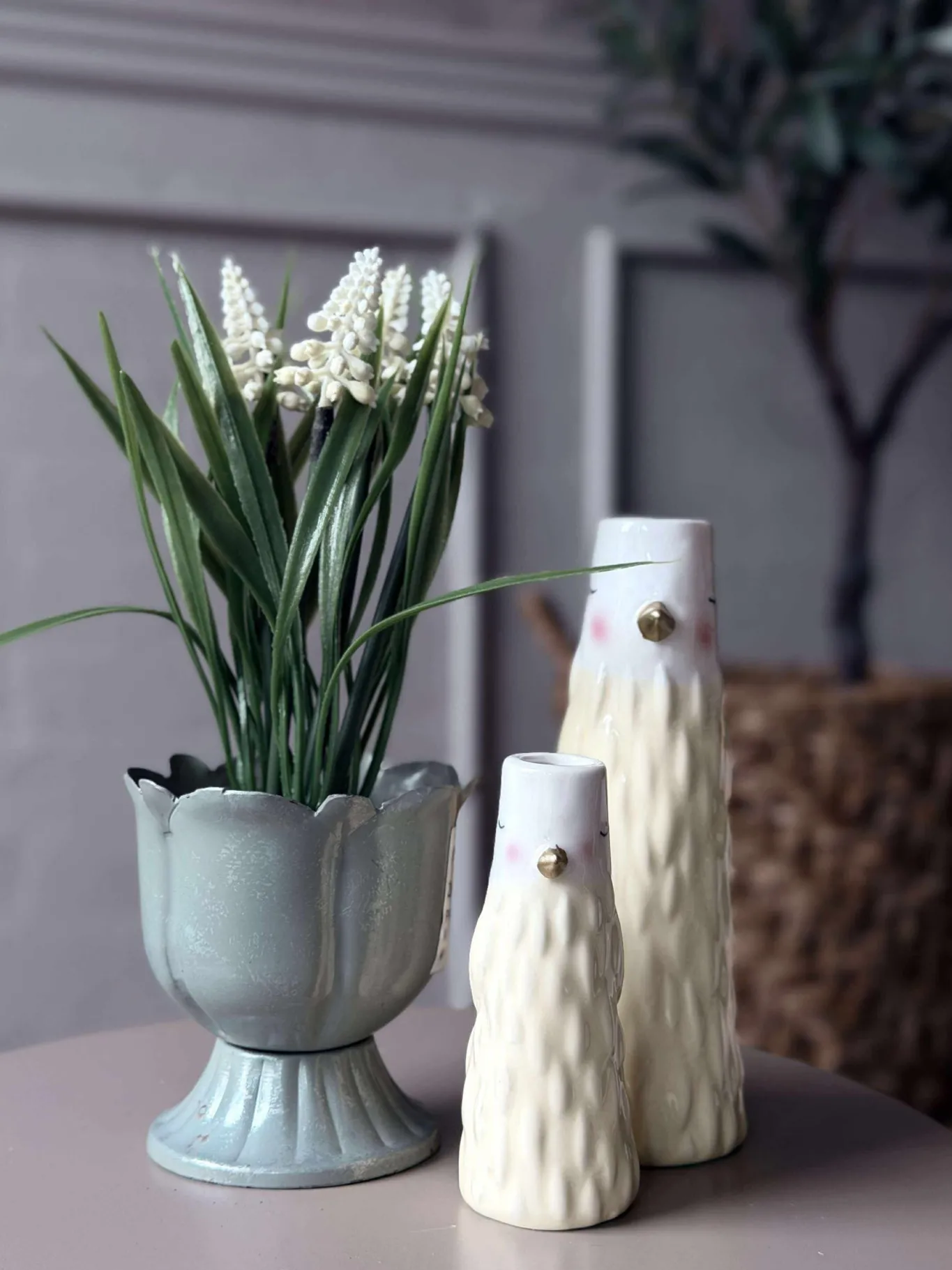 VIAMAJA Urtepotter|Restparti<Skjuler zink 9,5cm