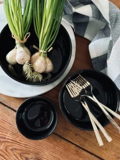 VIAMAJA Porcelæn Og Stentøj|Skåle Og Tallerkener<Skål – Black stone 750ml