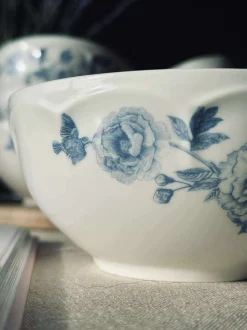 VIAMAJA Porcelæn Og Stentøj|Skåle Og Tallerkener<Skål Flora Blå