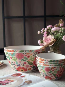VIAMAJA Skåle Og Tallerkener|Camping Og Picnic<Skål flower melamin