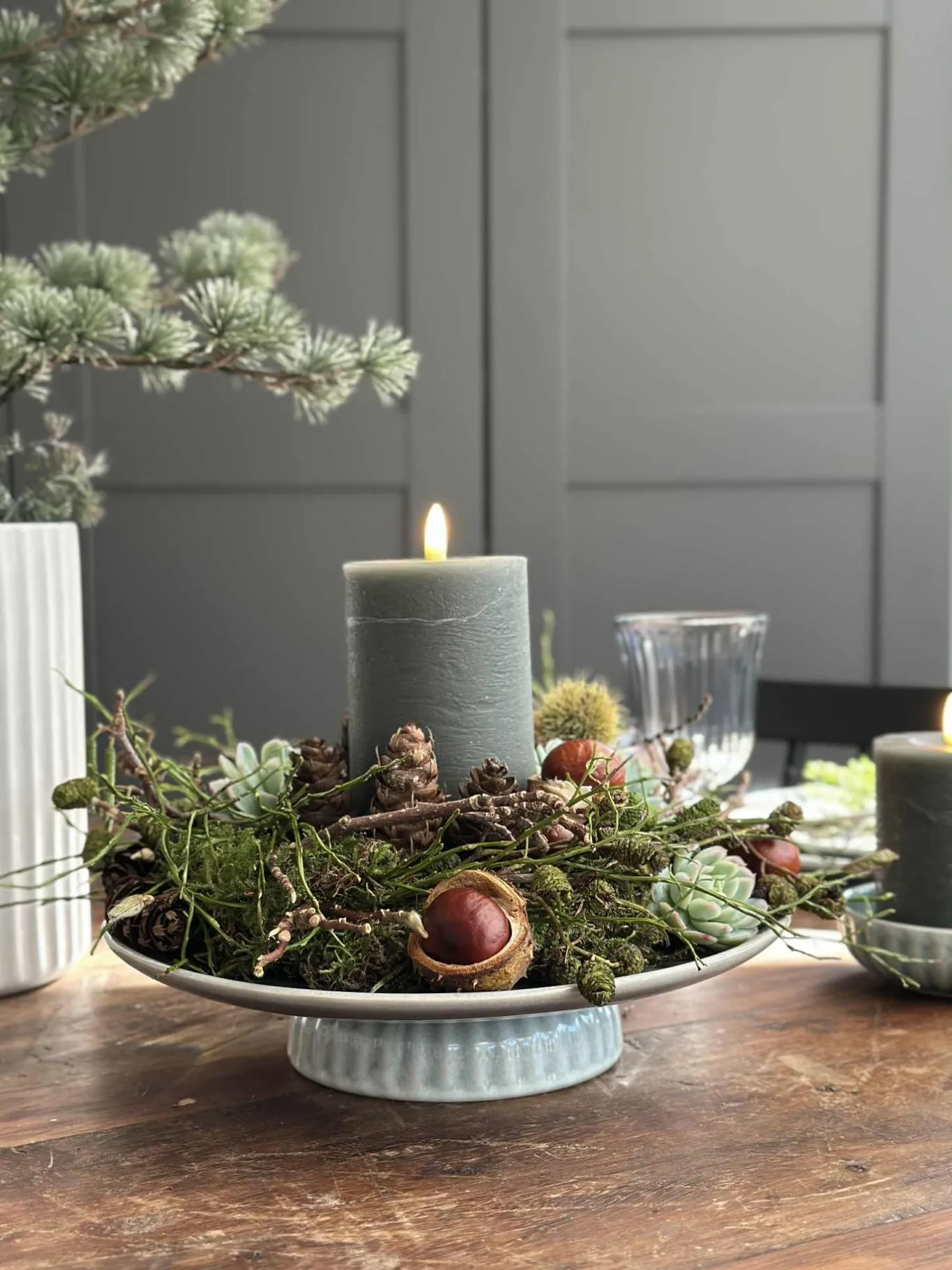 VIAMAJA Porcelæn Og Stentøj|Skåle Og Tallerkener<Skål VIGA strib stentøj - Mint flere størrelser
