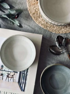 VIAMAJA Porcelæn Og Stentøj|Skåle Og Tallerkener<Skål VIGA strib stentøj - Sand flere størrelser