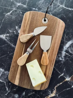 VIAMAJA Skærebrætter|Alt Til Tapas<Skærebræt med osteknive - God til tapas