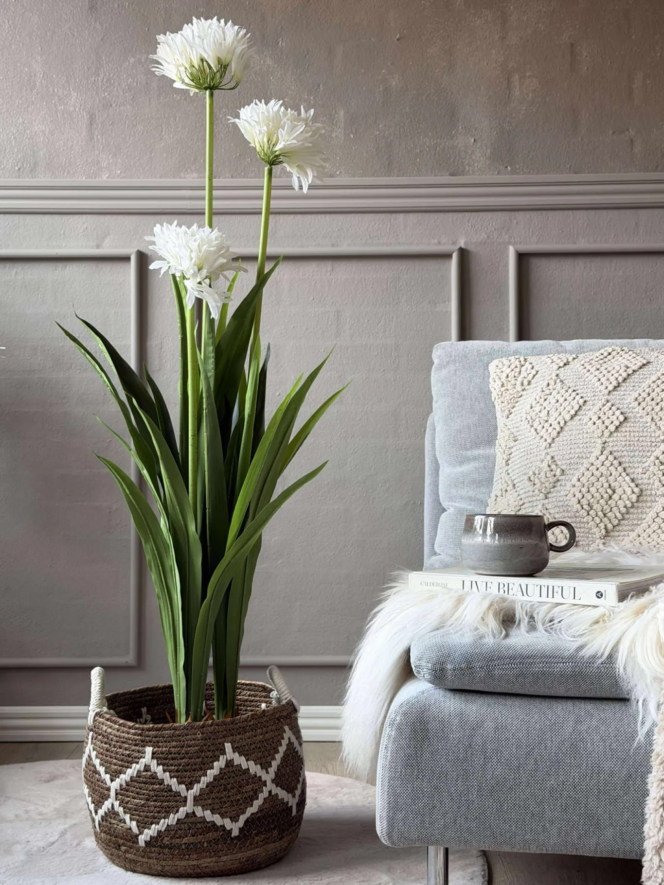 VIAMAJA Blomster<Skærmlilje 120cm - flere farver