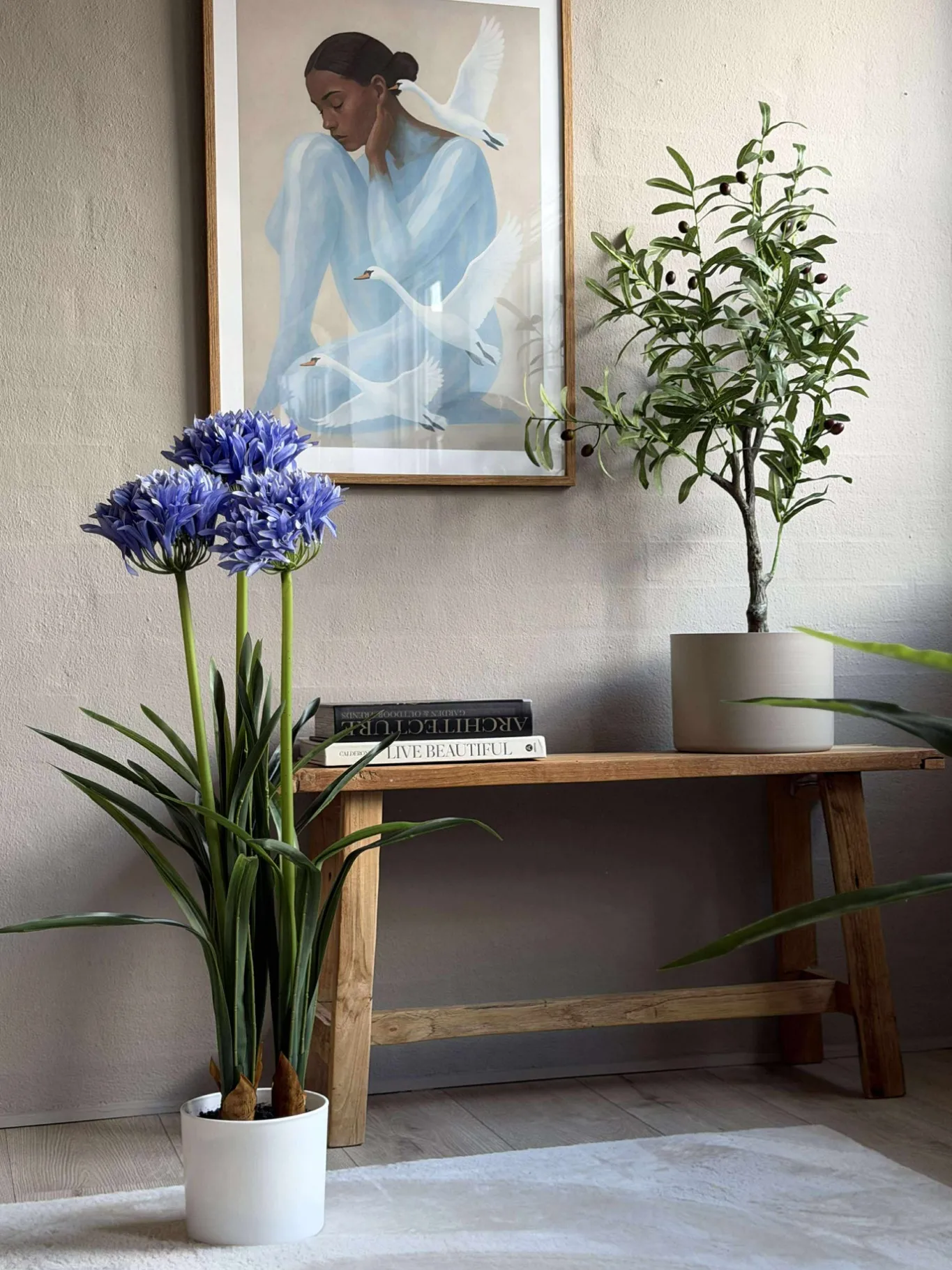 VIAMAJA Blomster<Skærmlilje 80cm - flere farver