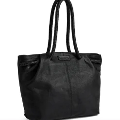 VIAMAJA Skuldertasker|Shoppere<Skuldertaske med smuk fletrem - Black