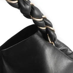 VIAMAJA Cross Body|Læder Tasker<Skuldertaske SALLY Black / Gold