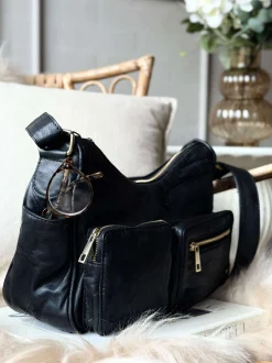 VIAMAJA Cross Body|Skuldertasker<Skuldertaske Sienna - Black gold
