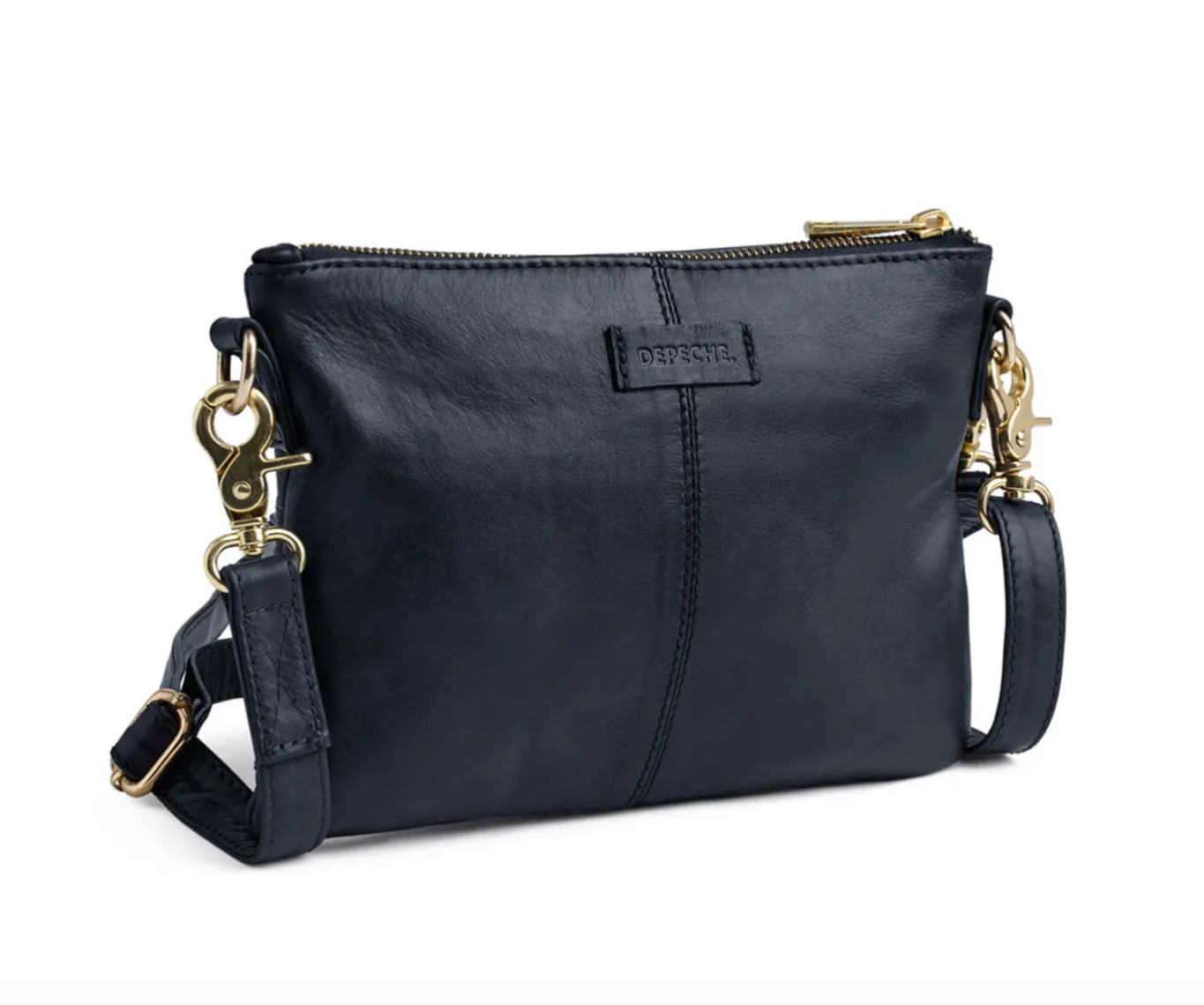 VIAMAJA Clutch|Cross Body<Smuk læder clutch - LADY Midnight Blue