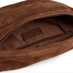 VIAMAJA Bæltetasker|Læder Tasker<Smuk ruskindsbumbag - Cognac