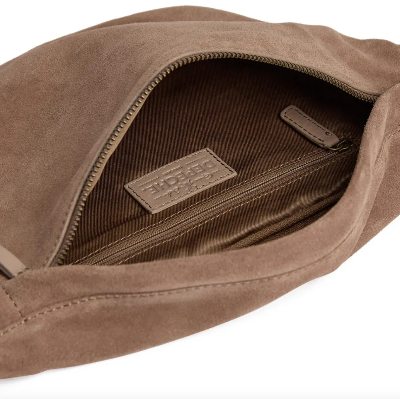 VIAMAJA Bæltetasker|Læder Tasker<Smuk ruskindsbumbag - Taupe