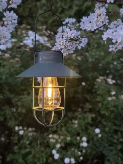 VIAMAJA Lys Og Led|Udendørs Led<Solar lampe med ophæng - Grøn / guld