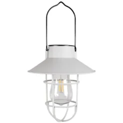 VIAMAJA Lys Og Led|Udendørs Led<Solar lampe med ophæng - Hvid