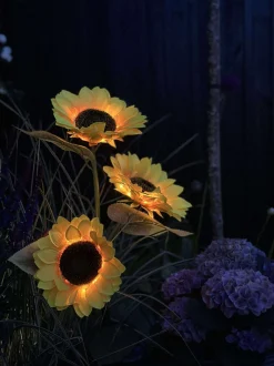 VIAMAJA Lys Og Led|Udendørs Led<Solsikke med solceller
