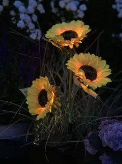 VIAMAJA Lys Og Led|Udendørs Led<Solsikke med solceller
