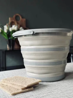 VIAMAJA Tilbehør Til Badeværelse<Spand foldbar 10 liter - COLOR MIX