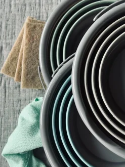 VIAMAJA Tilbehør Til Badeværelse<Spand foldbar 10 liter - COLOR MIX