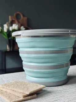 VIAMAJA Tilbehør Til Badeværelse<Spand foldbar 10 liter - COLOR MIX