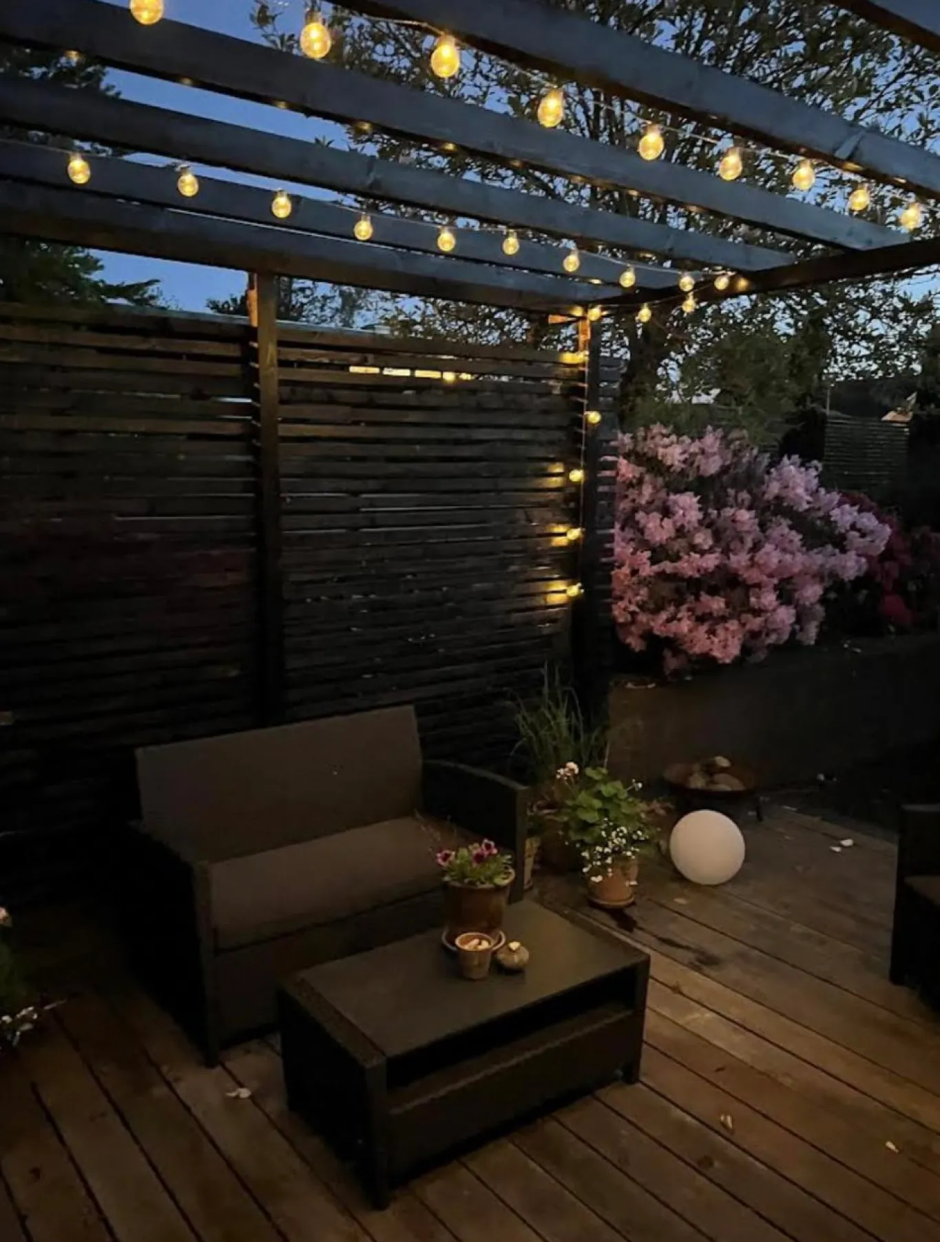VIAMAJA Lys Og Led|Udendørs Led<Stor Lyskæde med 50 LED pære og farveskift - Godkendt til inde og ude