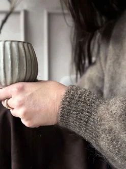 VIAMAJA Strik<Strik LUX Mohair - Taupe