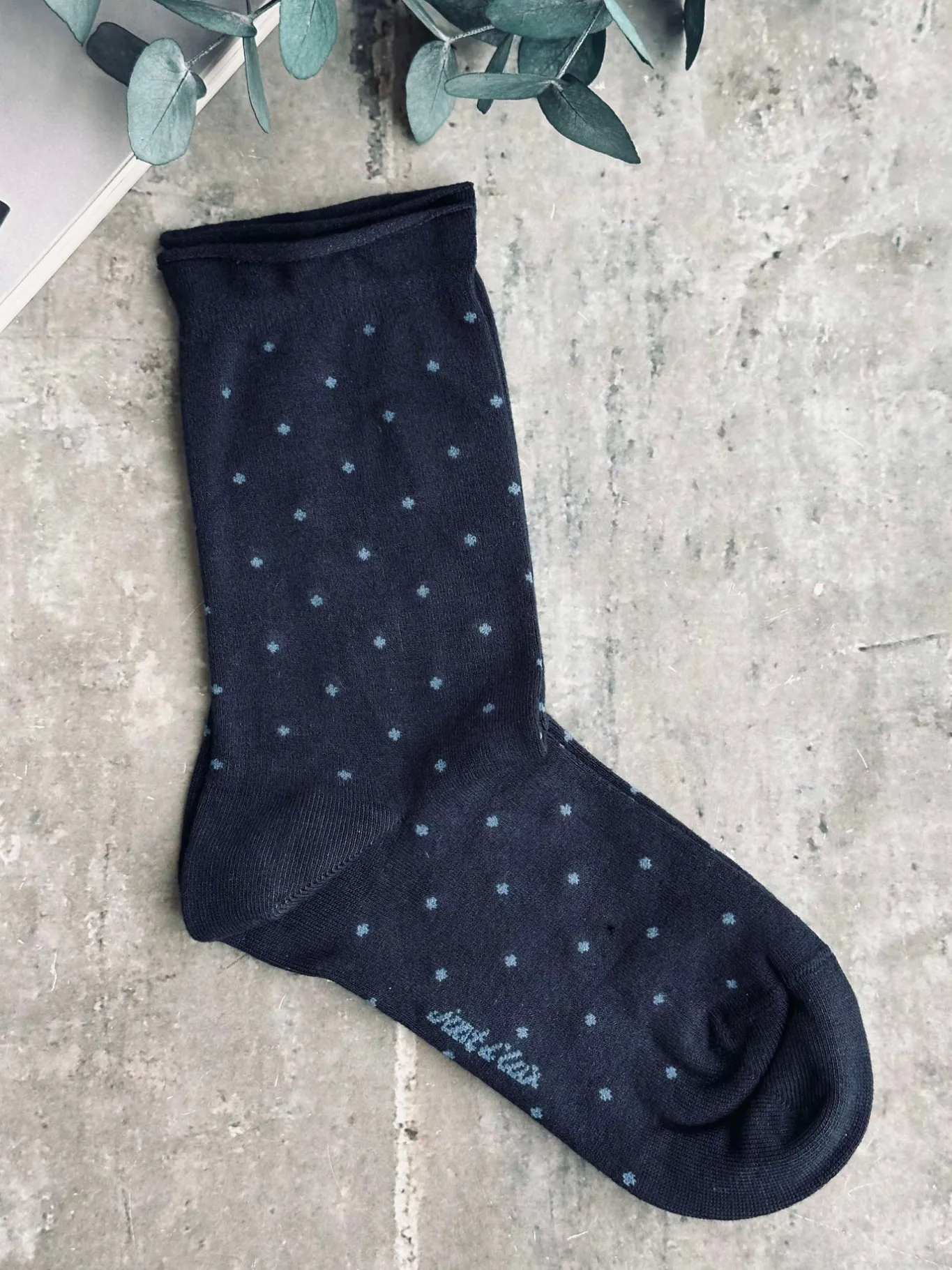 VIAMAJA Strømper Og Strømpebukser<Strømper Bambus - Navy Dot