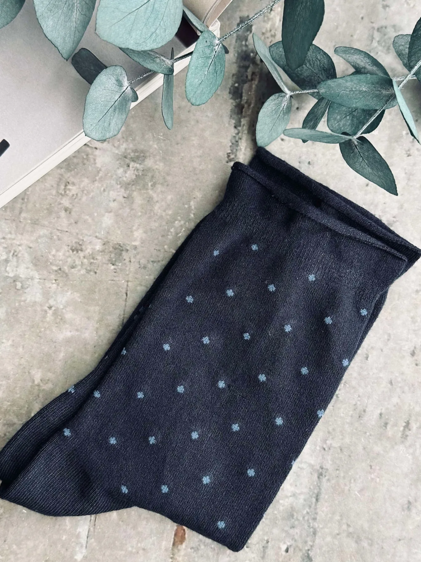 VIAMAJA Strømper Og Strømpebukser<Strømper Bambus - Navy Dot