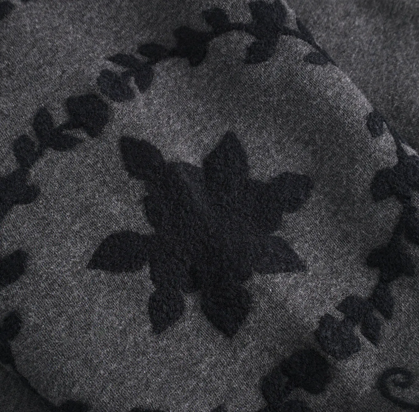 VIAMAJA Bluser<Sweatshirt med broderi - Grey oversize