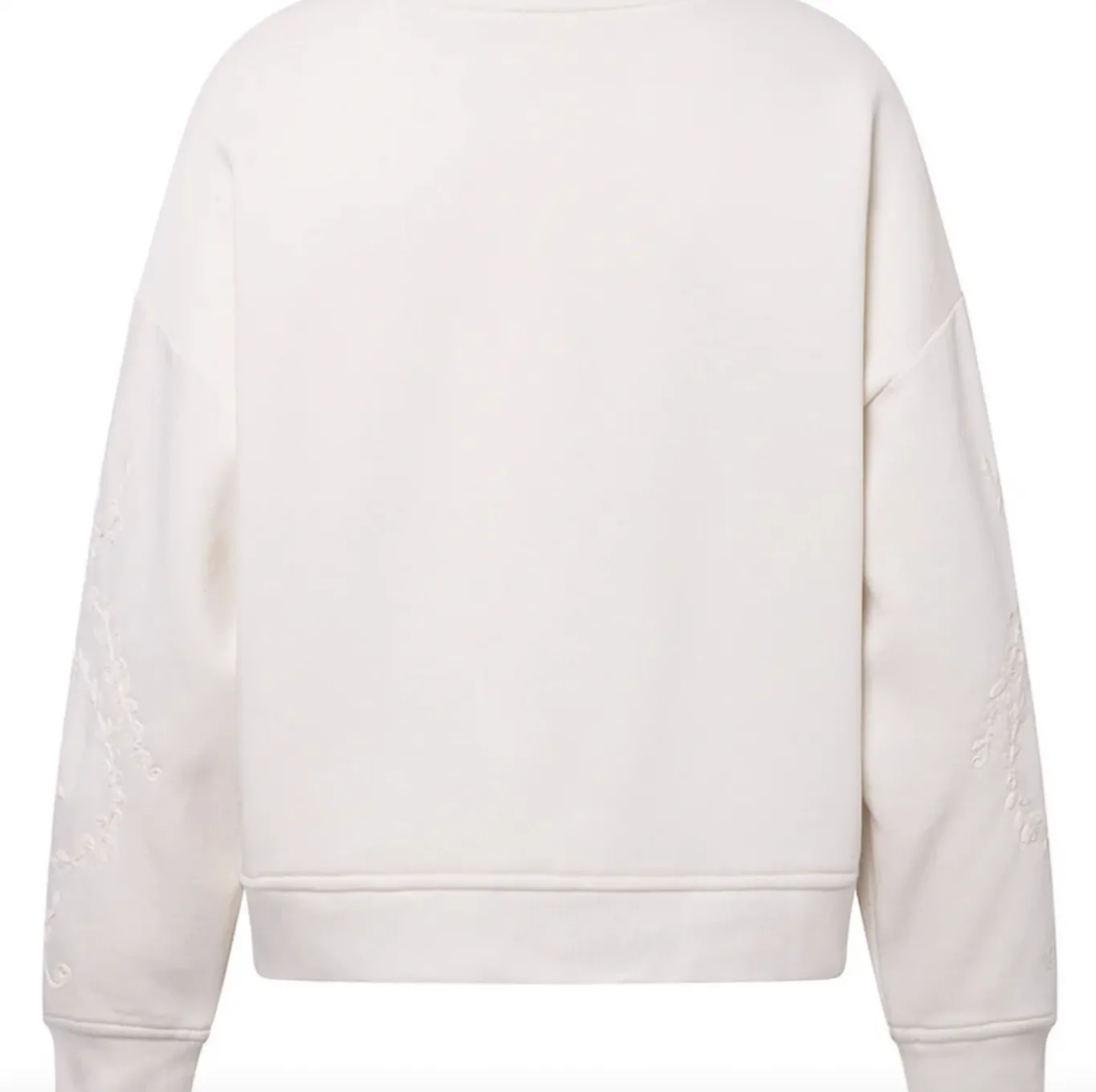 VIAMAJA Bluser<Sweatshirt med broderi - White oversize