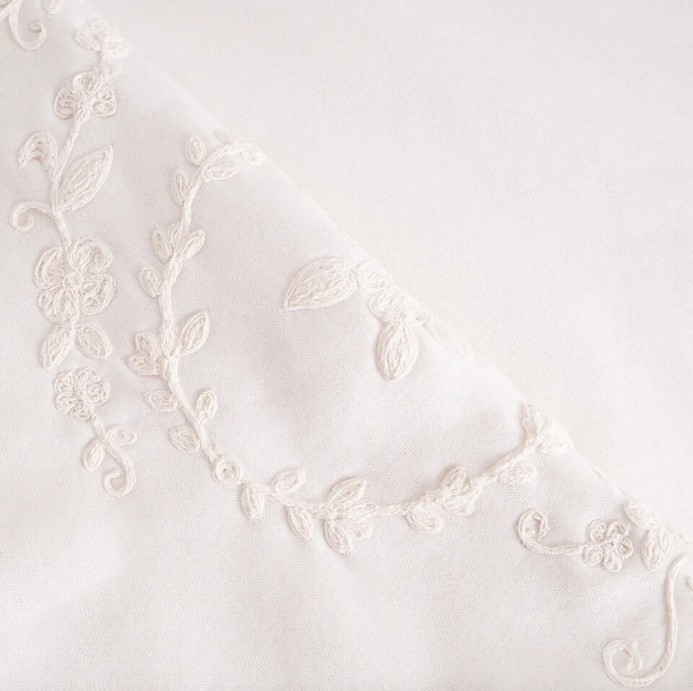 VIAMAJA Bluser<Sweatshirt med broderi - White oversize
