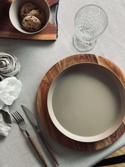 VIAMAJA Skåle Og Tallerkener|Camping Og Picnic<Tallerken Norma 24cm - Mocca 2 stk.