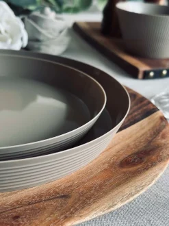 VIAMAJA Skåle Og Tallerkener|Camping Og Picnic<Tallerken Norma 24cm - Mocca 2 stk.