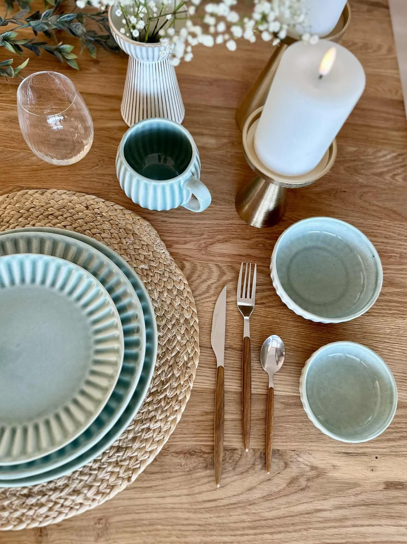 VIAMAJA Porcelæn Og Stentøj|Skåle Og Tallerkener<Tallerken VIGA Mint - Flere størrelser