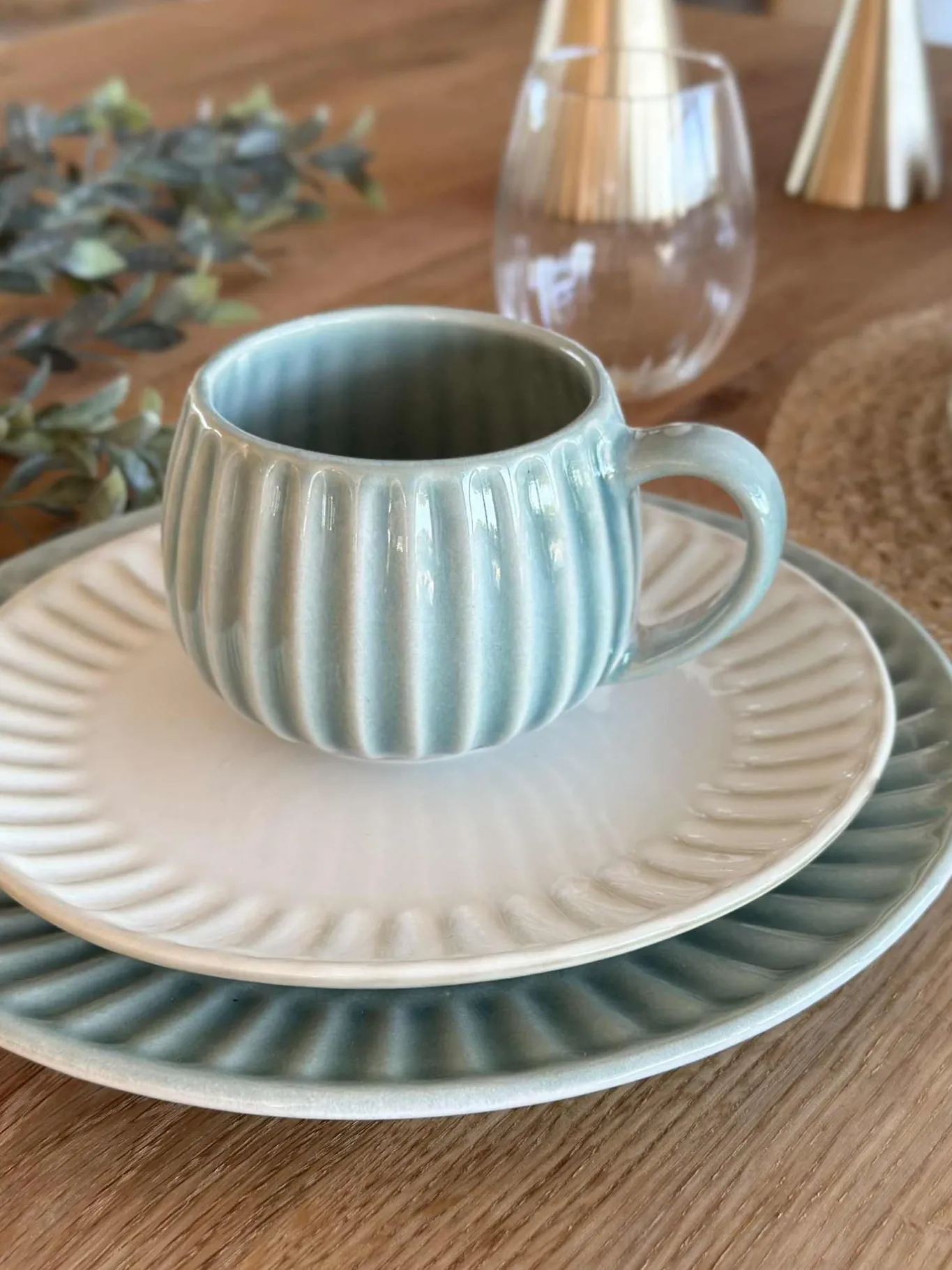 VIAMAJA Porcelæn Og Stentøj|Skåle Og Tallerkener<Tallerken VIGA Mint - Flere størrelser