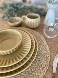 VIAMAJA Porcelæn Og Stentøj|Skåle Og Tallerkener<Tallerken VIGA Sennep - Flere størrelser