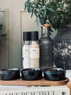 VIAMAJA Porcelæn Og Stentøj|Skåle Og Tallerkener<Tapas sæt med 3 skåle og fad - Stone mix