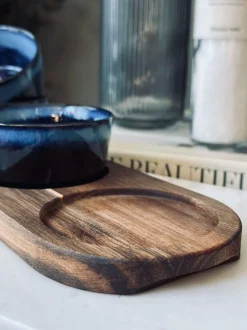 VIAMAJA Porcelæn Og Stentøj|Skåle Og Tallerkener<Tapas sæt med 3 skåle og fad - Blue mix