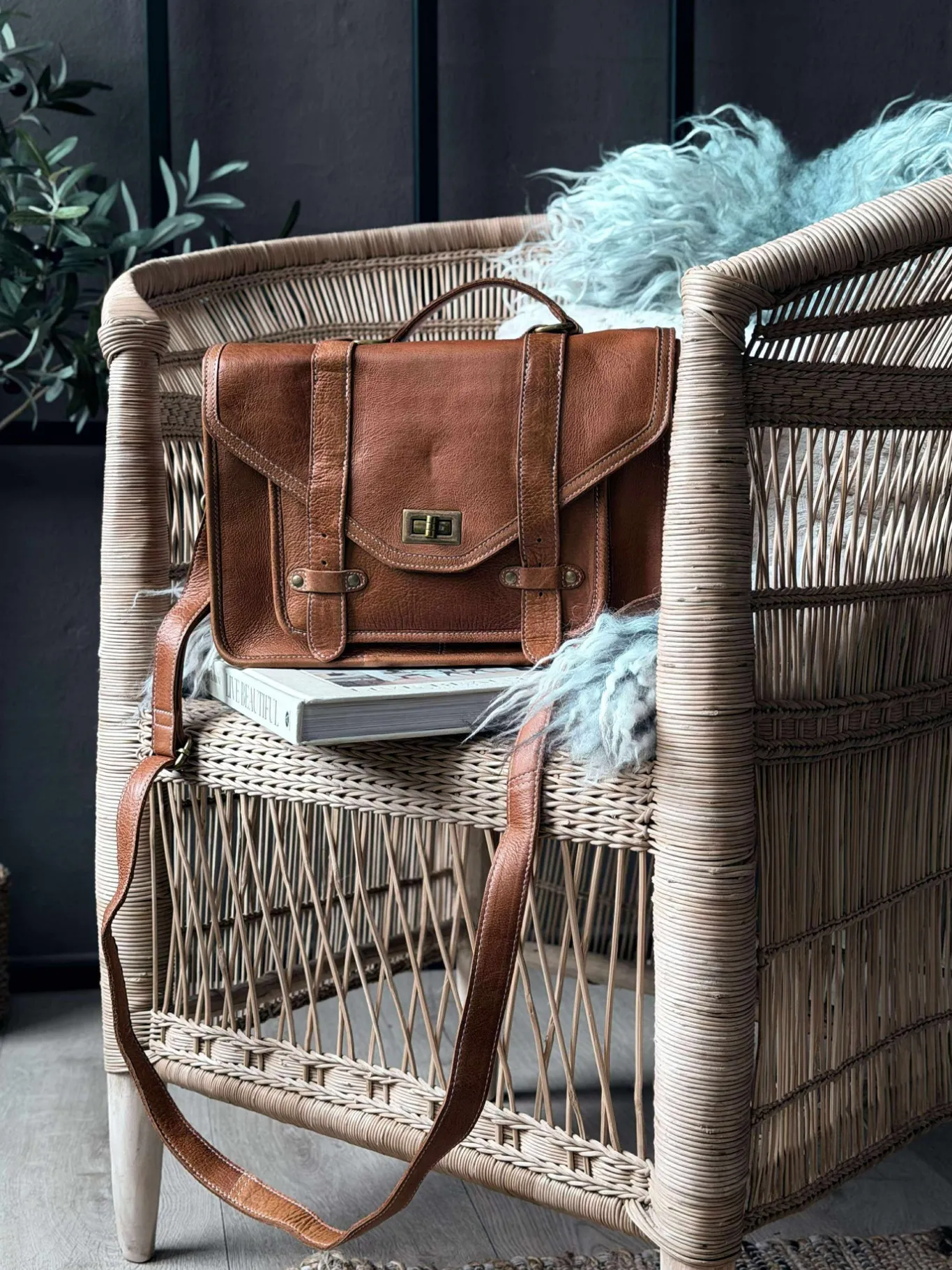 VIAMAJA Computertasker|Cross Body<Taske Hallie – Cognac