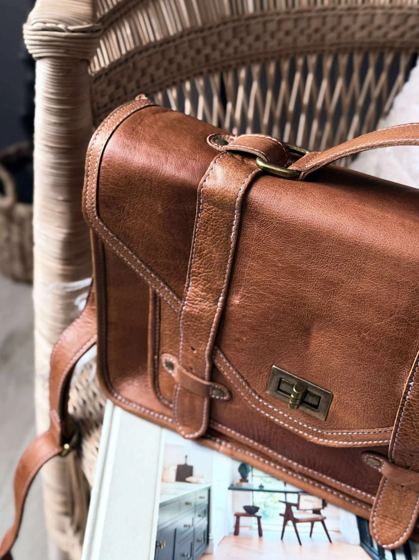 VIAMAJA Computertasker|Cross Body<Taske Hallie – Cognac