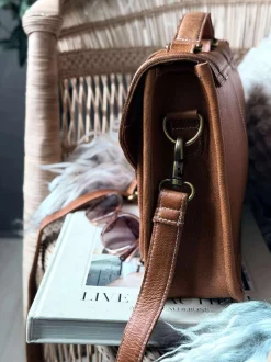 VIAMAJA Computertasker|Cross Body<Taske Hallie – Cognac