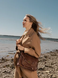 VIAMAJA Computertasker|Cross Body<Taske Hallie – Wood