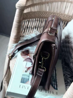 VIAMAJA Computertasker|Cross Body<Taske Hallie – Wood