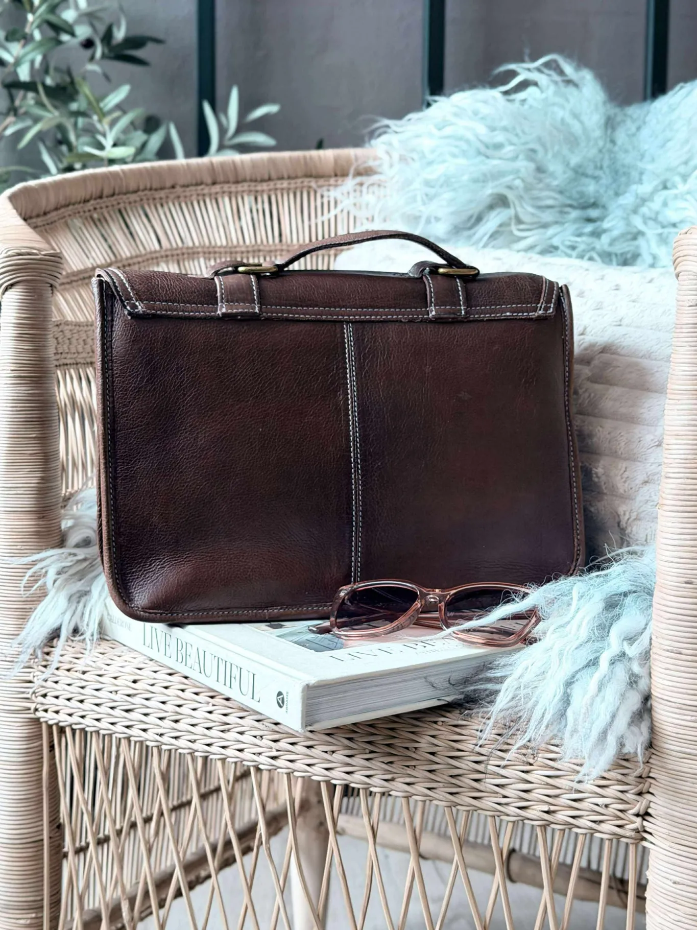 VIAMAJA Computertasker|Cross Body<Taske Hallie – Wood