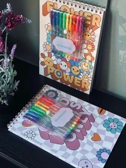 VIAMAJA Mini Maja<Tegneblok m. Gelpens - Color mix