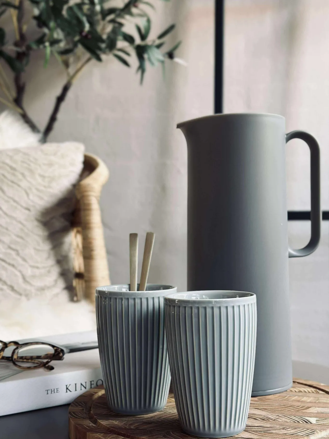 VIAMAJA Kander Og Karafler|Kaffe Og Te Tilbehør<Termokande – Med trykknap funktion - 1 liter