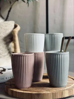 VIAMAJA Krus, Kopper Og Glas|Porcelæn Og Stentøj<Termokrus Plissé - Sæt med 2 stk - Arctic Ice