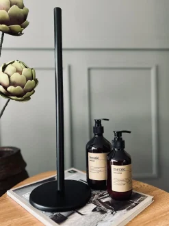 VIAMAJA Tilbehør Til Badeværelse<Toiletrulleholder - Sort metal