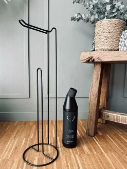 VIAMAJA Tilbehør Til Badeværelse<Toiletrulleholder på stativ – Sort metal