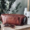 VIAMAJA Toilettasker<Toilettaske - Raw deluxe, Italien cognac