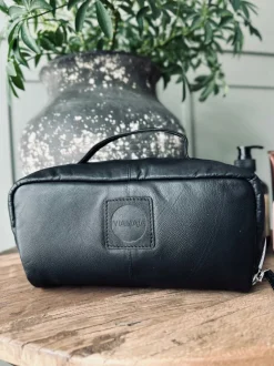 VIAMAJA Toilettasker<Toilettaske - Black leather