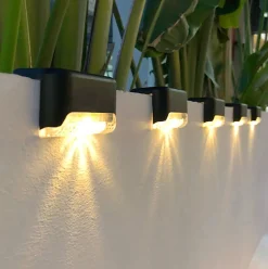 VIAMAJA Lys Og Led|Udendørs Led<Trappelys med solar - 4 stk.